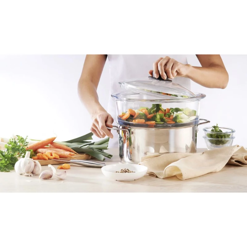 Pyrex glasslåg Ø28 cm