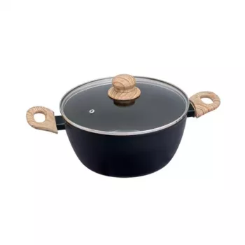 PYREX Cook & Care gryde med låg 24 cm 4,1 L rustfrit stål