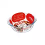 PYREX glasbeholder til airfryer Ø18 cm/1L