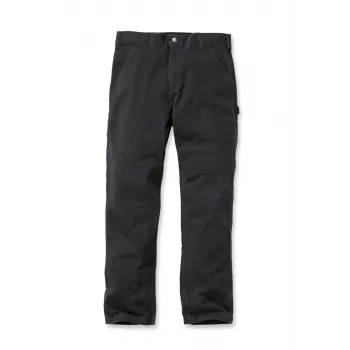 Carhartt Washed Twill Dungaree arbejdsbukser sort Relaxed Fit