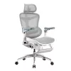 SIHOO DORO C300 Pro mesh ergonomisk kontorstol med fodstøtte, hvid