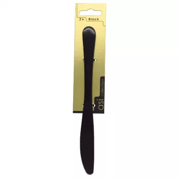 ASI COLLECTION Knives 2pcs. Black 4.0mm