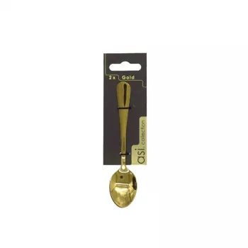 ASI COLLECTION Teaspoons 2 pcs. Gold 1.5 mm