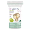 Cleanic Baby Eco vatpads til babyer, 60 stk., 100 % naturlig bomuld, hypoallergen, klorfri