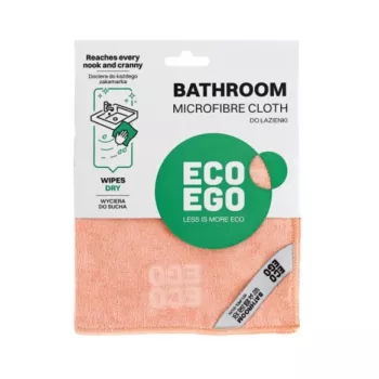 ECO EGO mikrofiber-rengøringsklud til badeværelse, 30x30 cm, blå