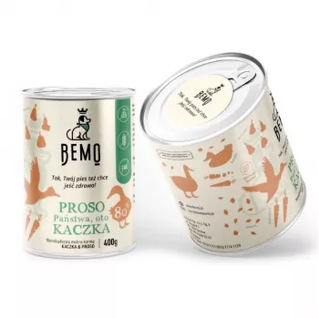 BEMO Proso Państwa oto Kaczka Mono - vådfoder til hunde - and - 400g