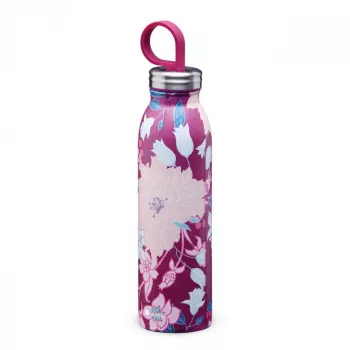 Aladdin X Naito Chilled Thermavac 0.55L Stainless Steel Thermo Bottle - Dahlia Berry