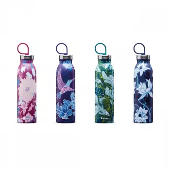 Aladdin X Naito Chilled Thermavac 0.55L Stainless Steel Thermo Bottle - Dahlia Berry