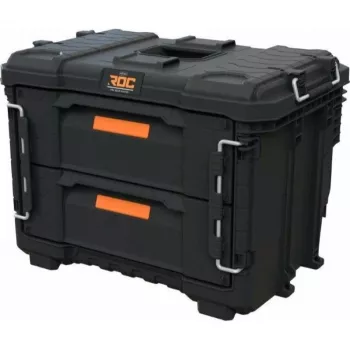 KETER DIY ROC Pro Gear 2 skuffeenhed XL værktøjskasse med 2 skuffer 56,5x37,5x41,3cm