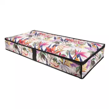 ORDINETT Clothes Storage Box 107x50x15 cm Floral Beauty