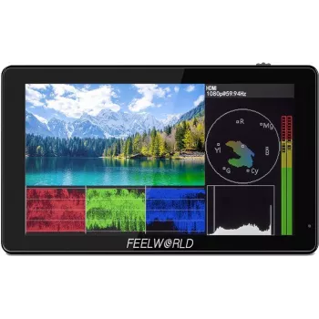 FEELWORLD LUT5 5.5 inch 3000nit Touchscreen 3D LUT 4K HDMI On-Camera Monitor