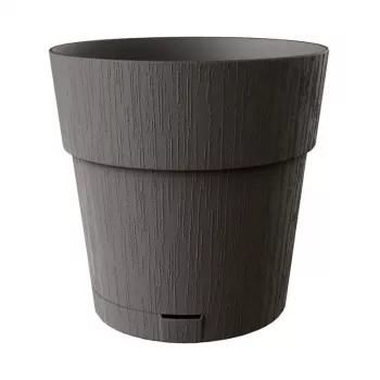 STEFANPLAST Ethica blomsterpotte med underskål Ø40x39cm grå