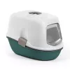STEFANPLAST Furba Top Chic Hooded Cat Litter Box 58.5x39.4x42.7 cm White/Green