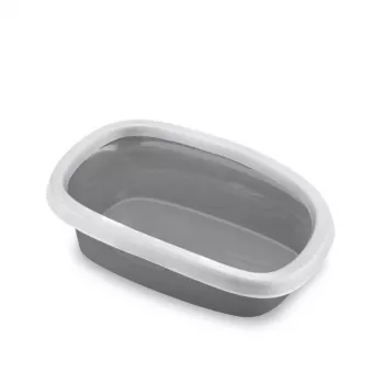 STEFANPLAST Kattebakke Sprint 20 58x39x17 cm hvid/grå