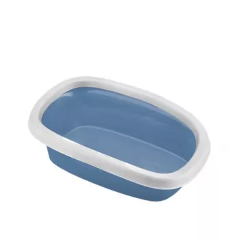 STEFANPLAST Kattebakke Sprint 20 58x39x17 cm blå/hvid