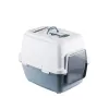 STEFANPLAST Cathy Comfort Hooded Cat Litter Box 58x45x48 cm White/Blue