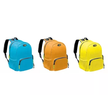 GIOSTYLE Vela+ termorygsæk, assorteret lyseblå/gul/orange
