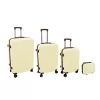 ORDINETT kuffertsæt 4-delt 98L + 60L + 43L + 15L hvid
