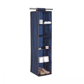ORDINETT 5-hylde organizer 30x30x120cm blå