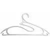 ORDINETT bøjler 5-pak plastik 5-in-1 Collection 42 cm hvid