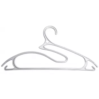 ORDINETT bøjler 5-pak plastik 5-in-1 Collection 42 cm hvid