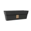 STEFANPLAST Ethica Flower Box with Tray 50x18x17 cm Grey