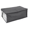 ORDINETT loftopbevaringstaske 40x60x26 cm grå – blød opbevaringstaske af fiberdug med lynlås og bærehanke, 62,4 L