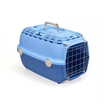 STEFANPLAST transportboks Horizon 1 med metaldør 48x32x30 cm lyseblå/blå