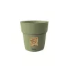 STEFANPLAST Ethica Flower Pot with Tray, 20 cm, Green