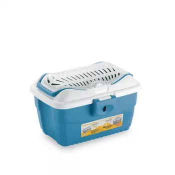 STEFANPLAST transportboks Mini Gulliver 40x30x24cm hvid/blå