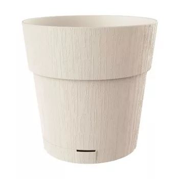STEFANPLAST Ethica urtepotte med underskål Ø40x39cm hvid