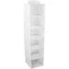 ORDINETT Hanging Organizer with 6 Shelves 30x30x120cm Cotton Grey