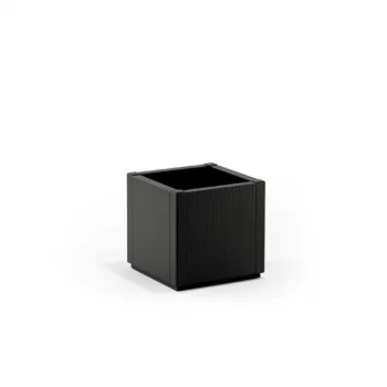 STEFANPLAST Ethica Square Flower Box 36x36x35 cm Grey