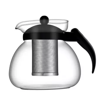 ASI COLLECTION tekande FERRO 1,5L rustfrit stål med siindsats, poleret spejlglans, induktionsklar