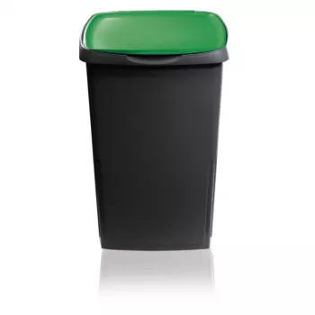GIOSTYLE affaldsbeholder Eco Solution 45L 37x36x53,5cm mørkegrå/grøn