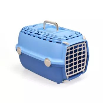 STEFANPLAST transportboks Horizon 1 med plastdør 48x32x30 cm lyseblå/blå