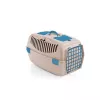 STEFANPLAST Transportkasse Gulliver 2 med plastdør 55x36x35 cm hvid travertin