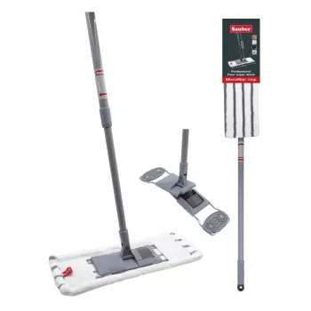 SAUBER gulvbørste 40 cm med teleskopstang