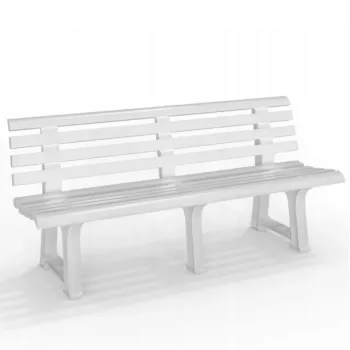 BICA Havebænk Olimpia 150x53x77cm hvid
