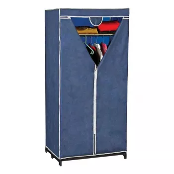 ORDINETT Armadio Jolly 75x50x160 cm blåt opbevaringsskab