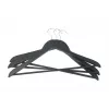 ORDINETT Wooden Clothes Hangers 3-Piece Set, 44.5 cm, Assorted Colours (Black, Blue, Light Grey, White)