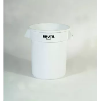 Rubbermaid BRUTE 75,7L hvid rund beholder med ventilationskanaler, uden låg FG262000WHT