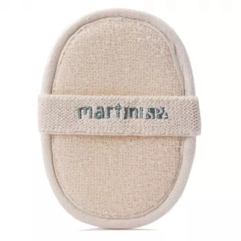 MARTINI SPA luffa- og bomulds-peelingsvamp natur