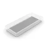 KIS boks Sistemo organizer 8, 37,5 x 15 x 5 cm, transparent/lysegrå