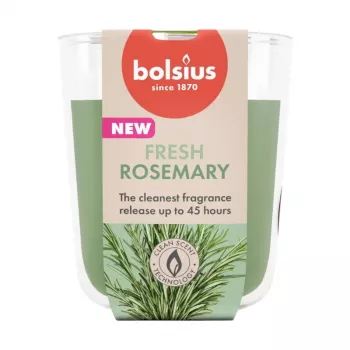 BOLSIUS True Scents rosmarin duftlys i glas, 80x73 mm