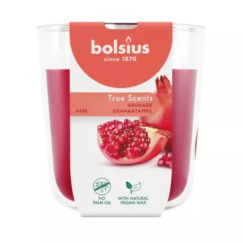 BOLSIUS True Scents Pomegranate Scented Candle in Glass Jar Ø97x85mm