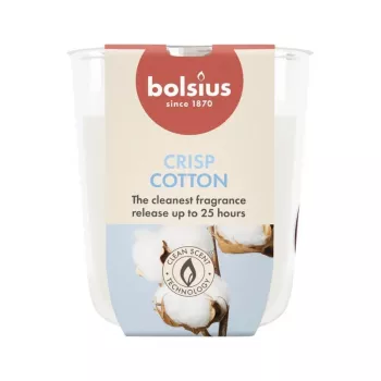 BOLSIUS True Scents Fresh Cotton duftkerze i glas Ø80x73mm