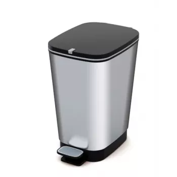 KIS pedal bucket Metallic Chic bin M 25L stål