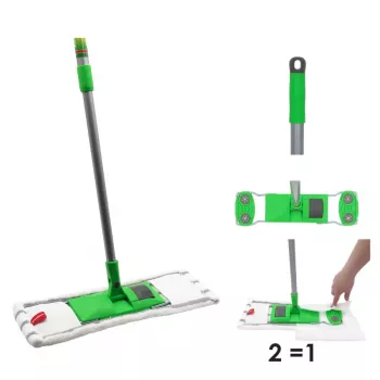 SAUBER gulvbørste 60cm med teleskopskaft