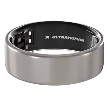 ULTRAHUMAN Ring Air smartring raw titanium størrelse 5